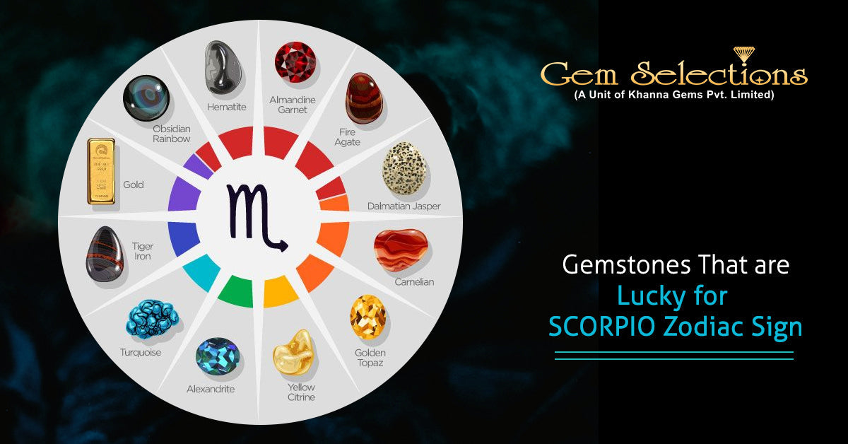 Gemstones That Are Lucky For SCORPIO Zodiac Sign