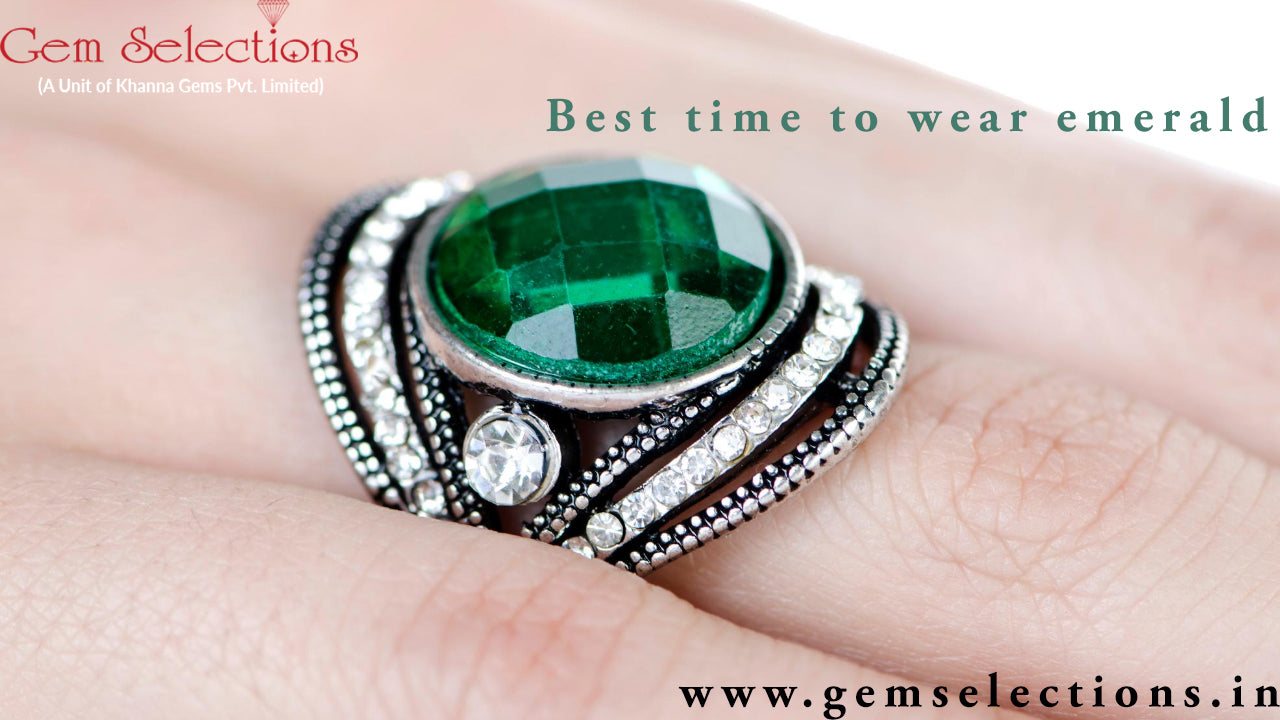 What is best time to wear emerald