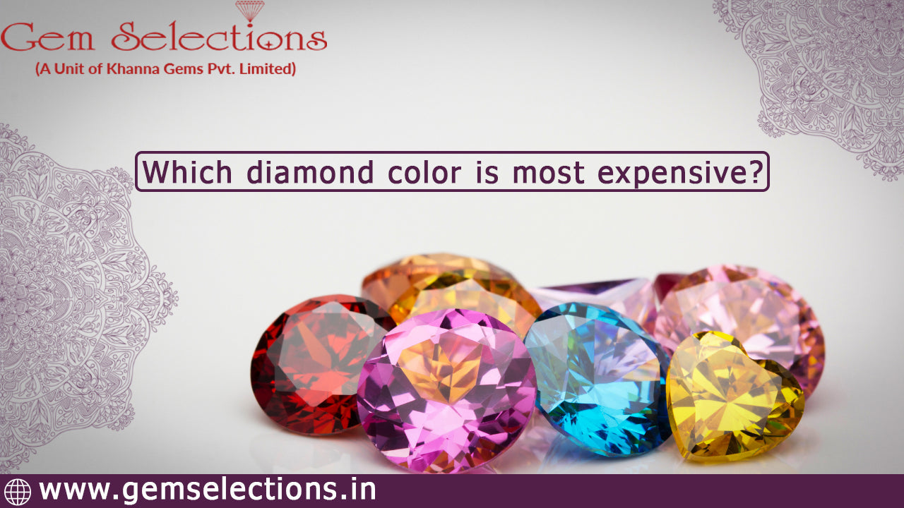 Which Diamond Color is most Expensive?