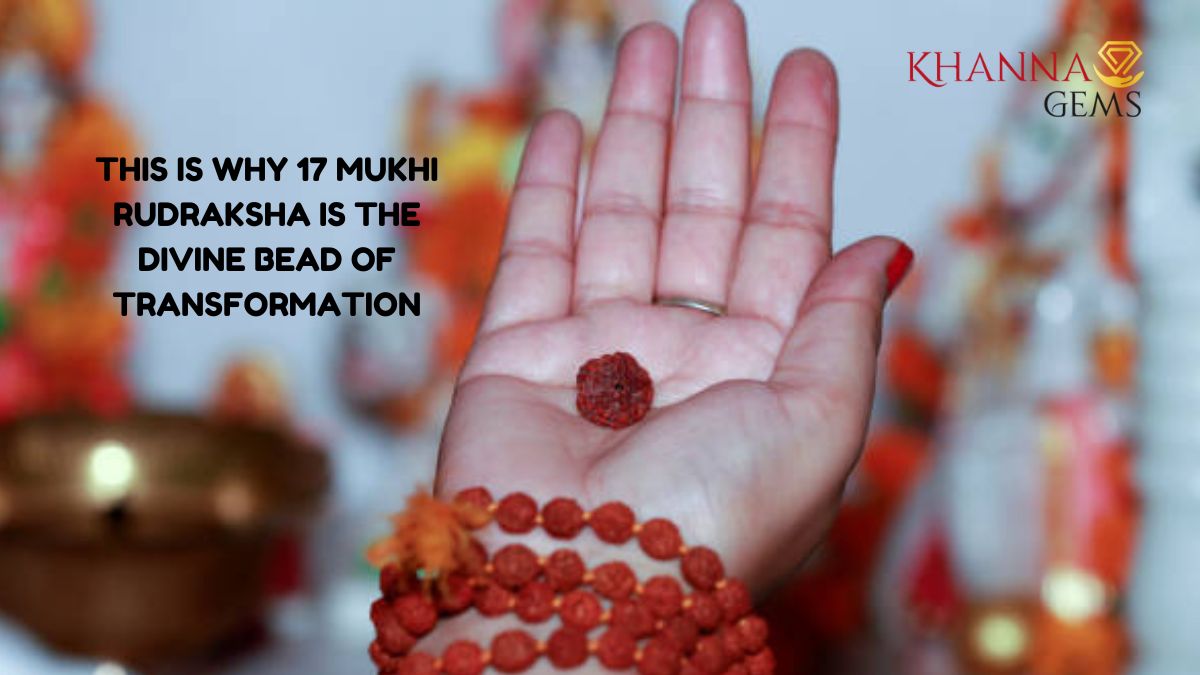 THIS IS WHY 17 MUKHI RUDRAKSHA IS THE DIVINE BEAD OF TRANSFORMATION