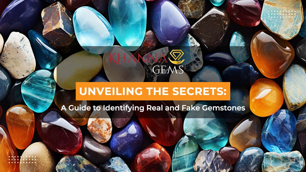 Unveiling the Secrets: A Guide to Identifying Real and Fake Gemstones