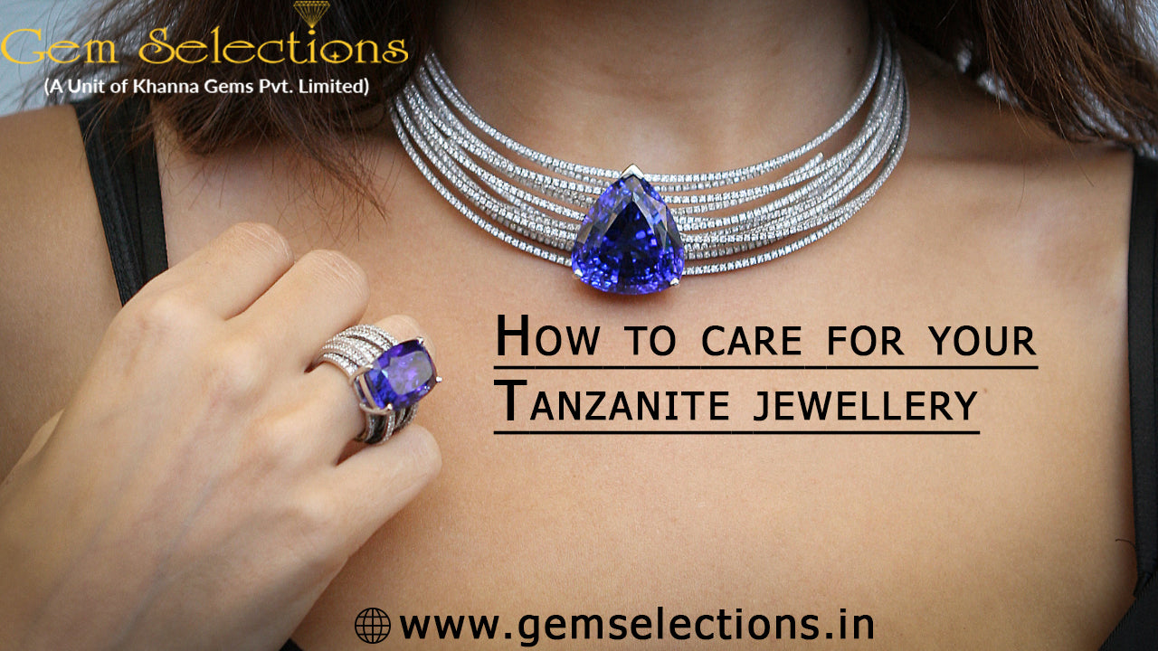 How to care for your tanzanite jewelry