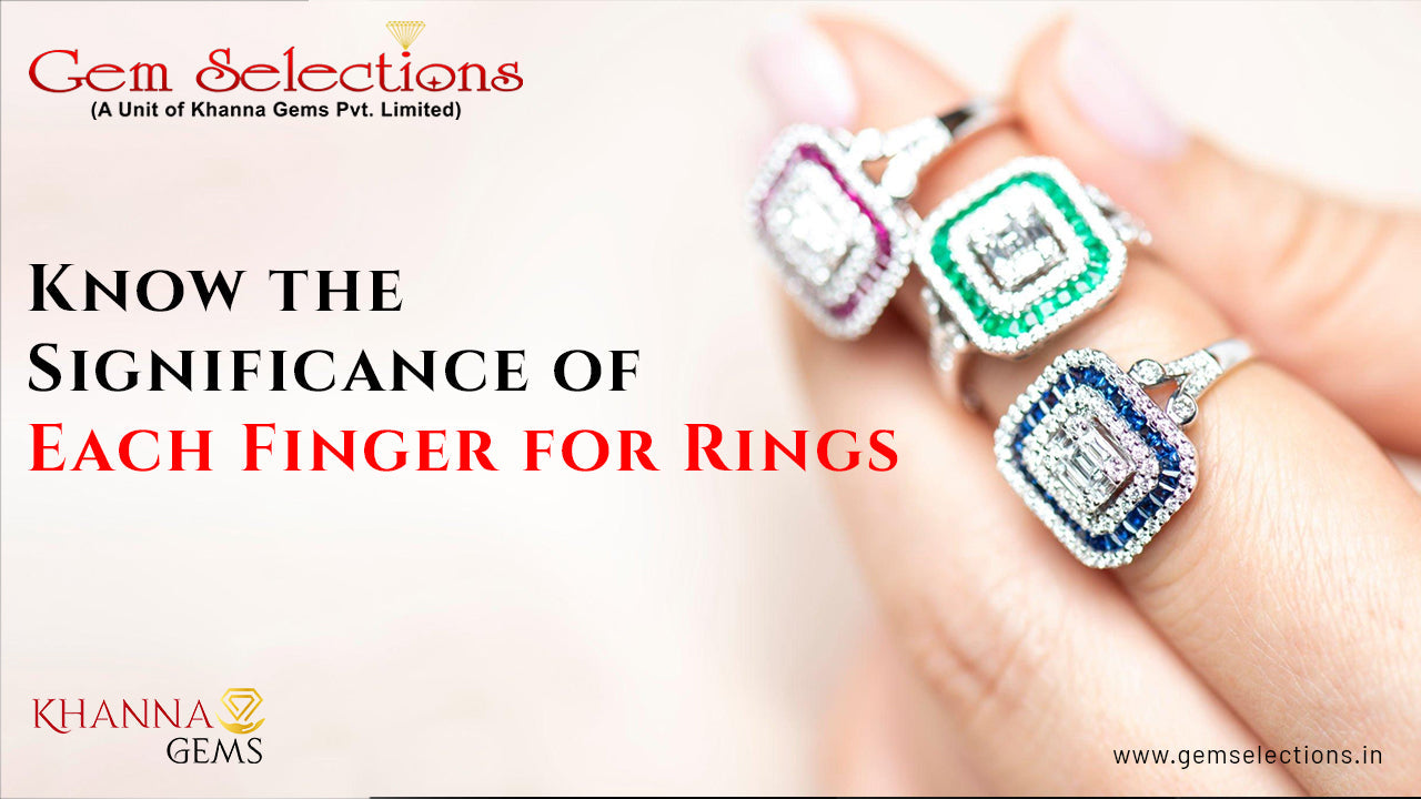 Know the Significance of Each Finger for Rings