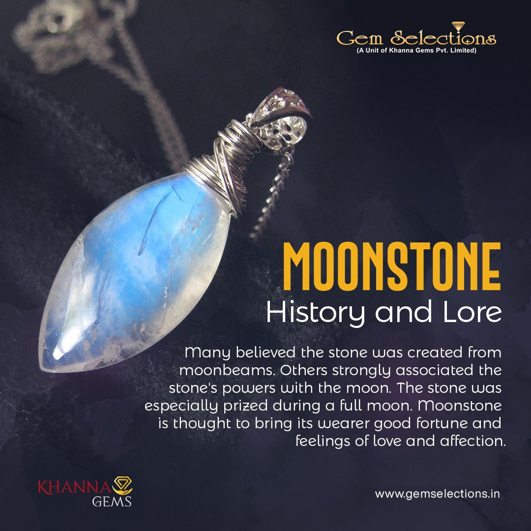 History and lore about moonstone