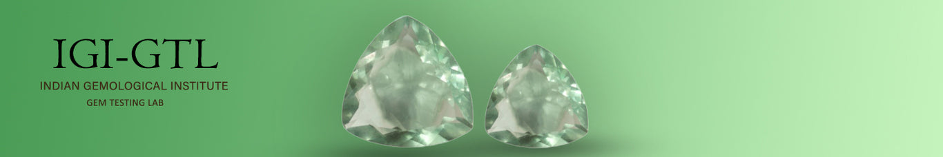 Triangular Green Amethyst