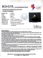 Load image into Gallery viewer, 6.76/CT Natural Scapolite Cat&#39;s Eye with Govt. Lab Certificate-1221
