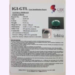 Load image into Gallery viewer, 9.16/CT Natural Emerald Stone with Govt. Lab Certificate (12210)
