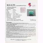 Load image into Gallery viewer, 4.74/CT Natural Emerald with Govt Lab Certificate  (12210)
