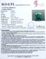 Load image into Gallery viewer, 4.87/CT Natural Emerald Stone With Govt. Lab Certificate  (23310)
