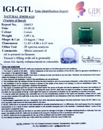 Load image into Gallery viewer, 6.54 Ratti Natural Panna Stone with Govt Lab Certificate  (56610)
