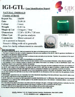 Load image into Gallery viewer, 8.18/CT Natural Panna Stone With Govt. Lab Certificate  (6771)
