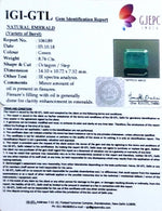 Load image into Gallery viewer, 8.76/CT Natural Panna Stone With Govt. Lab Certificate  (4551)
