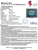 Load image into Gallery viewer, 7.51/CT Natural Panna Stone With Govt. Lab Certificate  (6771)
