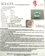 Load image into Gallery viewer, 3.55/CT Natural Emerald Stone With Govt. Lab Certificate  (12210)
