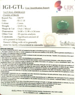 Load image into Gallery viewer, 11.14 Ratti Natural Panna Stone With Govt. Lab Certificate  (2331)
