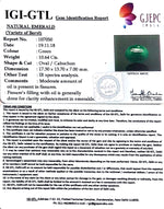 Load image into Gallery viewer, 11.82 Ratti Natural Panna Stone With Govt. Lab Certificate  (2331)
