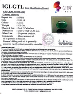 Load image into Gallery viewer, 5.78 Ratti Natural Panna Stone With Govt. Lab Certificate  (2331)
