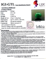 Load image into Gallery viewer, 14.10 Ratti Natural Panna Stone With Govt. Lab Certificate  (2331)
