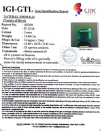 Load image into Gallery viewer, 21.88 Ratti Natural Panna Stone With Govt. Lab Certificate  (6771)
