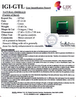 Load image into Gallery viewer, 13.40/CT Natural Panna Stone With Govt. Lab Certificate  (4551)
