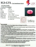 Load image into Gallery viewer, 12.49 Ratti Natural New Burma Ruby with Govt Lab Certificate-(3441)
