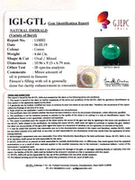 Load image into Gallery viewer, 4.44/CT Natural Emerald Stone With Govt. Lab Certificate  (12210)
