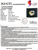 Load image into Gallery viewer, 6.38 Ratti Natural Yellow Sapphire With Govt Lab Certificate-(12210)
