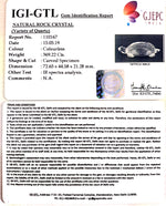 Load image into Gallery viewer, Natural Rock Crystal With Govt. Lab Certificate-60
