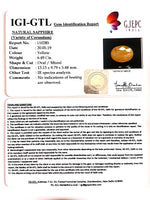 Load image into Gallery viewer, 7.21 Ratti Natural Yellow Sapphire With Govt Lab Certificate-(4551)
