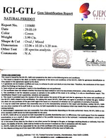 Load image into Gallery viewer, 4.43 Ratti Natural Peridot With Govt.Lab Certificate-(4551)
