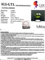 Load image into Gallery viewer, 4.94 Ratti Natural Peridot With Govt.Lab Certificate-(4551)
