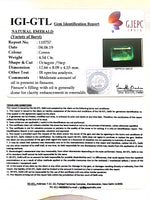 Load image into Gallery viewer, 4.54/CT Natural Panna Stone With Govt. Lab Certificate  (23310)
