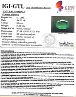 Load image into Gallery viewer, 5.47 Ratti Natural Panna Stone With Govt. Lab Certificate  (23310)
