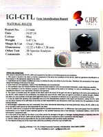 Load image into Gallery viewer, 6.08 Ratti Natural Iolite With Govt. Lab Certificate-(610)
