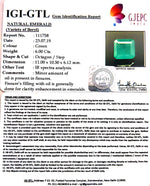 Load image into Gallery viewer, 6.00/CT Natural Panna Stone with Govt. Lab Certificate (12210)
