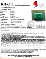 Load image into Gallery viewer, 8.28/CT Natural Panna Stone with Govt. Lab Certificate  (34410)
