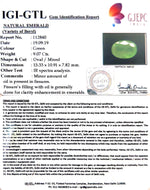 Load image into Gallery viewer, 9.07/CT Natural Emerald Stone With Govt. Lab Certificate  (8991)
