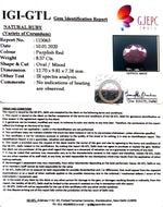 Load image into Gallery viewer, 9.52 Ratti Natural Indian Ruby with Govt. Lab Certificate-(1221)
