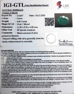 Load image into Gallery viewer, 5.17 Ratti Natural emerald with Govt Lab Certificate-(3441)
