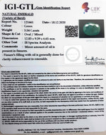 Load image into Gallery viewer, 6.14 Ratti Natural emerald with Govt Lab Certificate-(3441)
