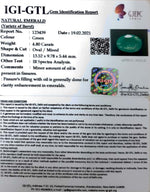 Load image into Gallery viewer, Natural emerald with Govt Lab Certificate-(2331) -4.80 CARAT
