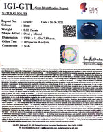 Load image into Gallery viewer, 9.12 Ratti Natural Iolite With Govt. Lab Certificate-(610)
