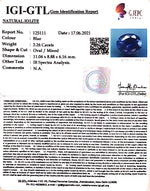 Load image into Gallery viewer, 3.61 Ratti Natural Iolite With Govt. Lab Certificate-(610)
