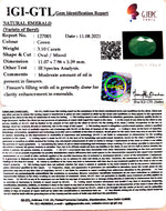 Load image into Gallery viewer, 3.10/CT Natural Panna Stone with Govt. Lab Certified-(2331)
