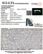 Load image into Gallery viewer, 3.73/CT Natural Panna Stone with Govt. Lab Certificate  (6771)
