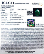 Load image into Gallery viewer, 6.41//CT Natural Panna Stone with Govt. Lab Certified-(4551)
