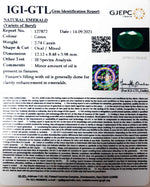 Load image into Gallery viewer, 2.74/CT Natural Panna Stone with Govt. Lab Certified (3441)
