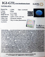 Load image into Gallery viewer, 4.37 Ratti Natural fire Opal with Govt. Lab Certificate-(4551)
