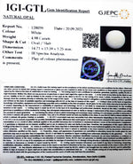 Load image into Gallery viewer, 4.98/CT Natural Fire Opal with Govt. Lab Certificate (1665)
