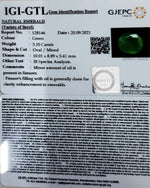 Load image into Gallery viewer, 3.10/CT Natural Panna Stone with Govt. Lab Certified-(2331)
